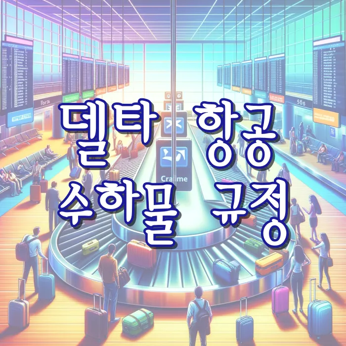 델타항공 수하물 규정