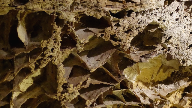 윈드케이브 내부에서 흔히 볼 수 있는 Boxwork 구조