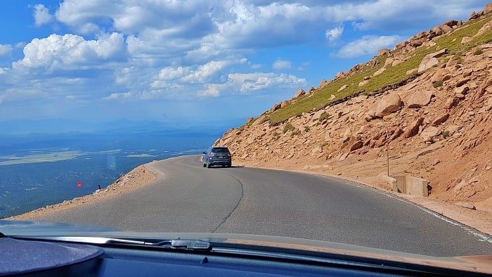 Driving Pikes Peak