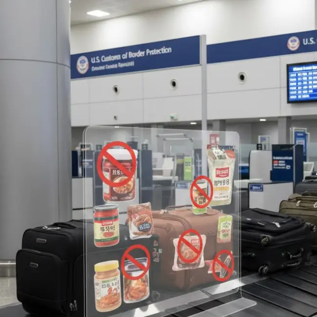 미국 입국 수하물